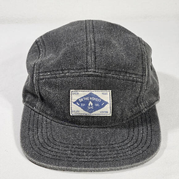 Clape 5 Panel Cara Park Strapback Hat On The Moment Peace Union Washed Cotton - Picture 2 of 11